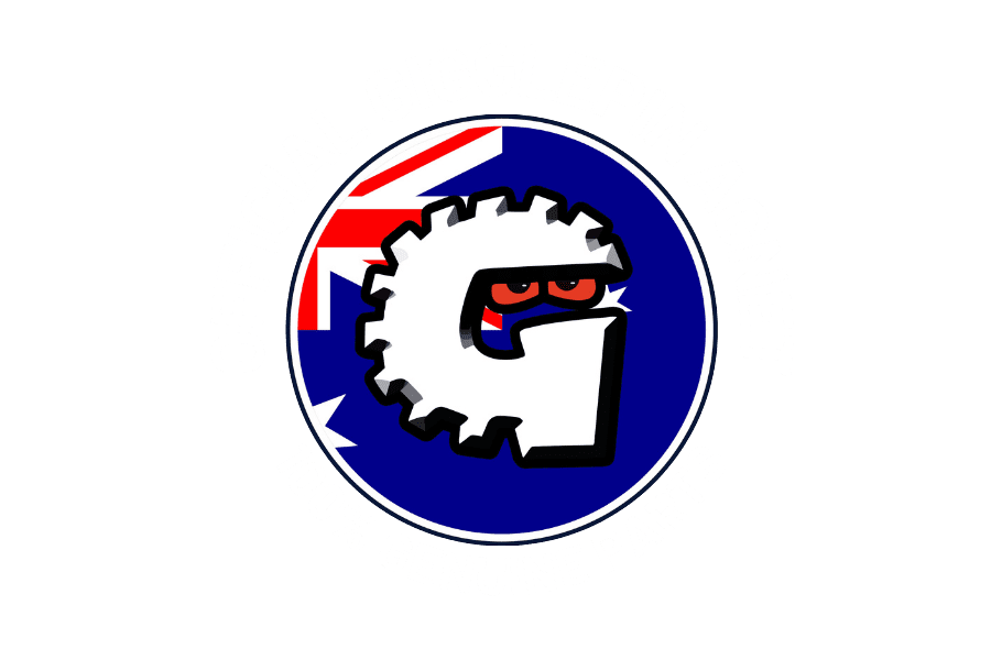 Official Gigglepin Winches Australia agent logo, guaranteeing 100% genuine parts for premium 4x4 winch builds.