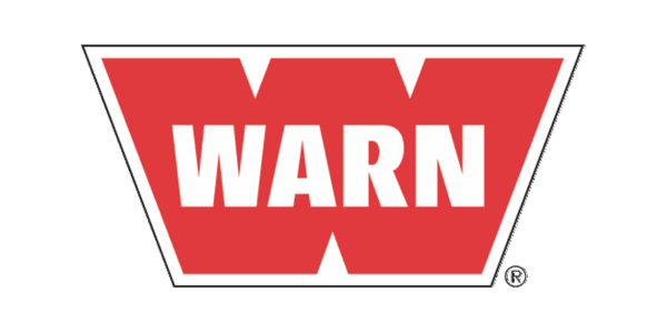 Warn brand logo — winch supplier MBC 4X4 Solutions services as an experienced Warn repairer in Australia.