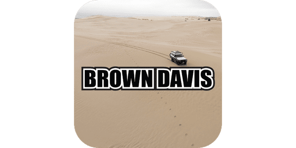 Brown Davis brand logo — long-range fuel tank supplier MBC 4X4 Solutions fits in Central Victoria.