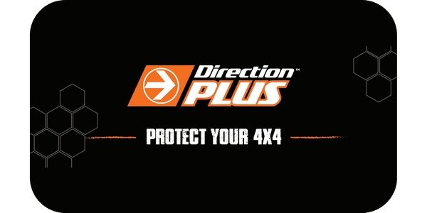 Direction-Plus brand logo — fuel and oil filtration supplier used by MBC 4X4 Solutions in Central Victoria.