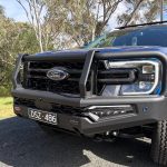 Russell's Next Gen Ranger Wildtrak fitout with ARB Summit MK2 bull bar fitted, in rural Sedgwick.