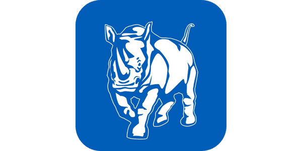 Rhino Rack brand logo — roof rack and drawer system supplier MBC 4X4 Solutions fits in Bendigo.