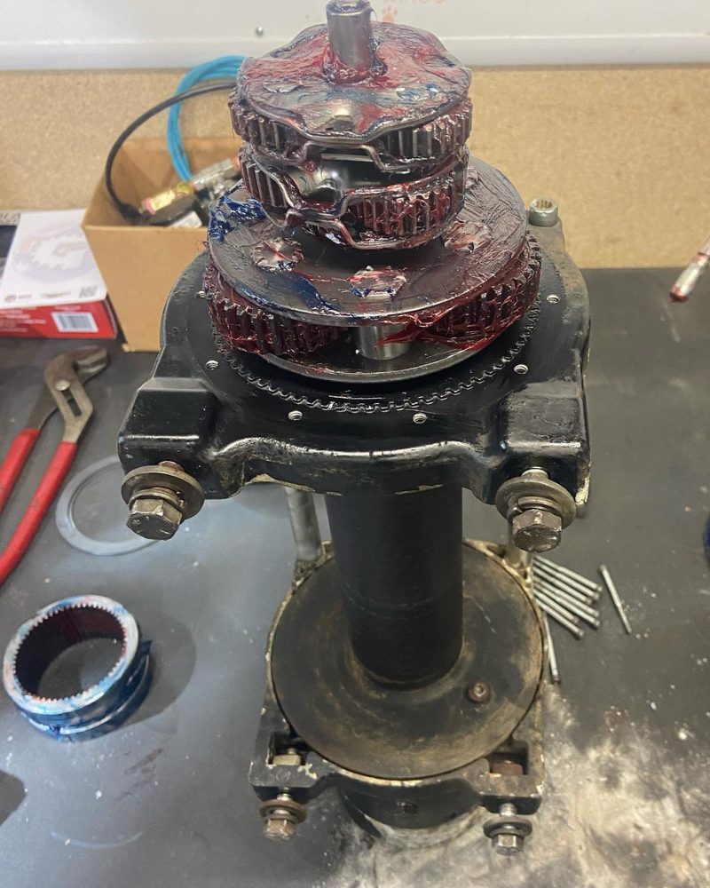 Bench-built Gigglepin Warrior Pulling Power competition winch with twin motors and control box, Official Gigglepin Agent Australia.