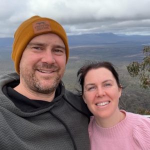 Russell McLean with his wife — long-term MBC 4X4 Solutions customer from Sedgwick, Central Victoria.